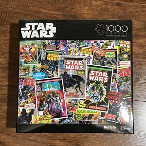 Star Wars 1000 Piece Comic Book Collage Puzzle Buffalo Games